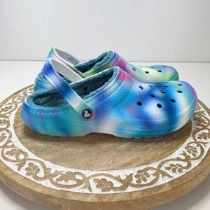 Crocs Classic Lined Solarized Clog Unisex-Adult Clogs Size M9 & W11 🌴